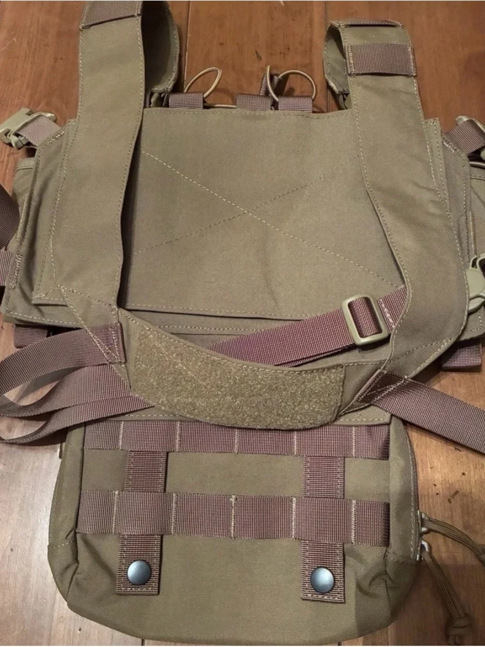 Vismix Tactical Chest Rig Adjustable  Chest Rig in Coyote Tan
